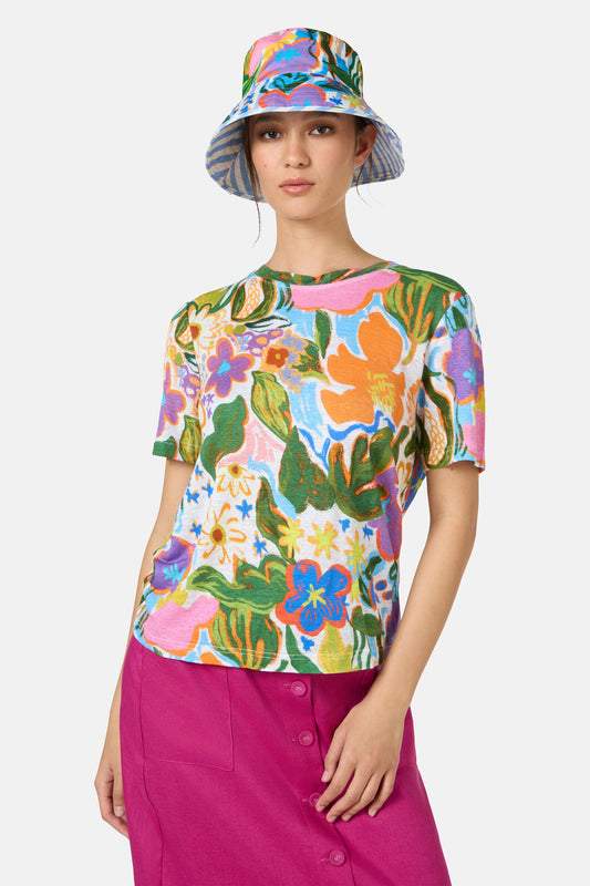 Gorman NZ - Midnight Garden Bucket Hat - print