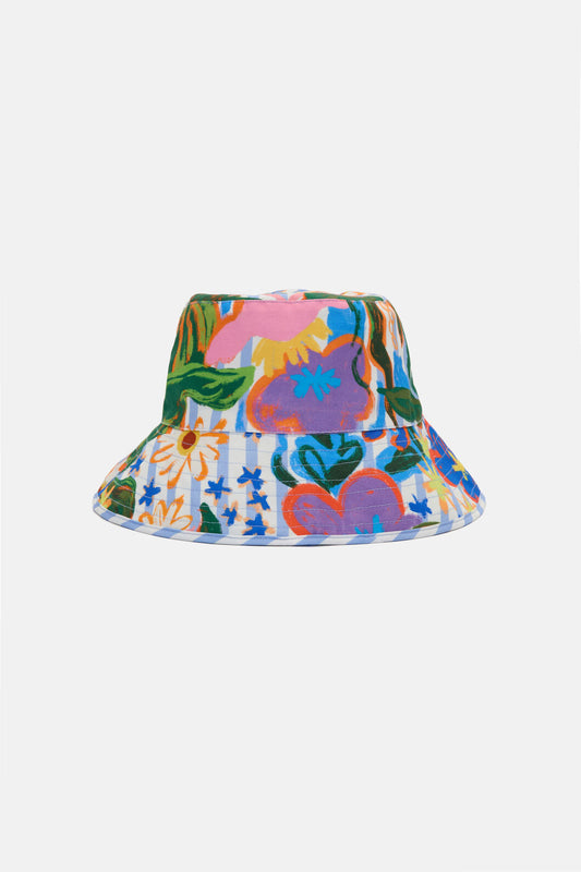 Gorman NZ - Midnight Garden Bucket Hat - print