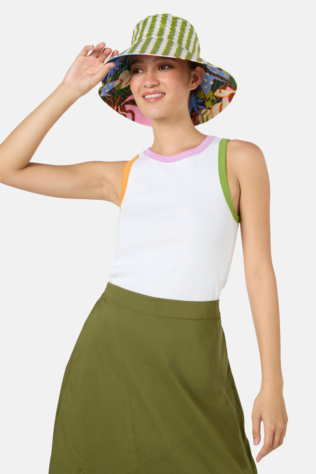 Gorman NZ - Natural Form Sun Hat - print