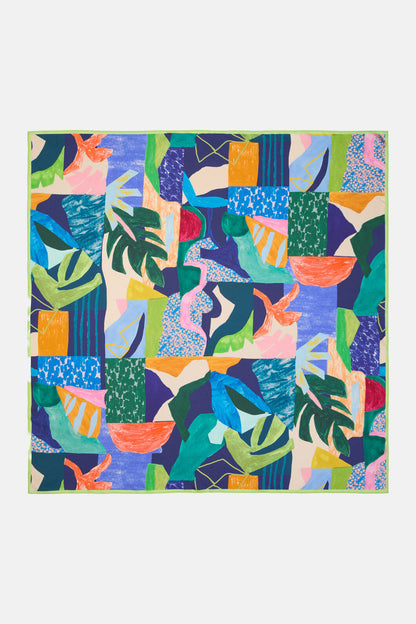 Gorman NZ - Jungle Rhapsody Square Scarf - print
