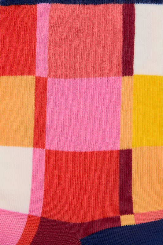 Gorman NZ - Rhapsody Check Crew Sock - multi