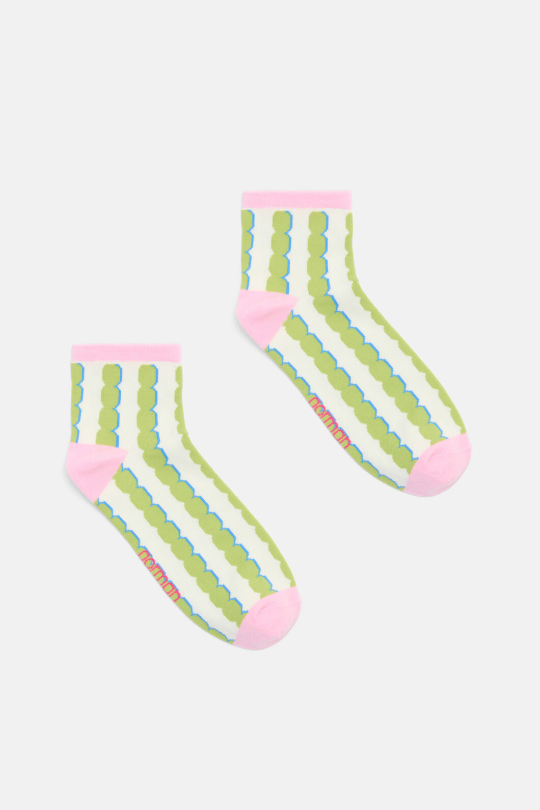Gorman NZ - Natural Form Stripe Ankle Sock - multi