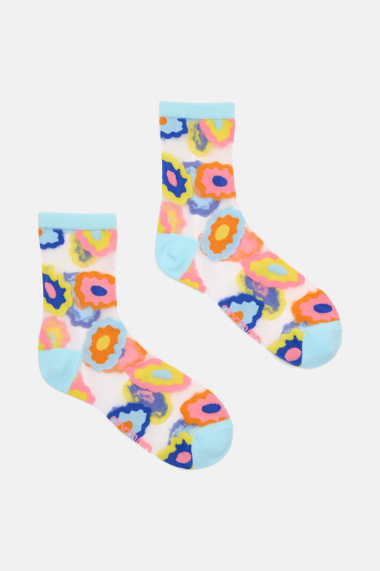 Gorman NZ - Lakeside Sheer Crew Sock - multi
