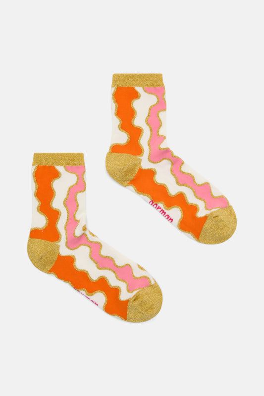 Gorman NZ - Hibiscus Crew Sock - multi