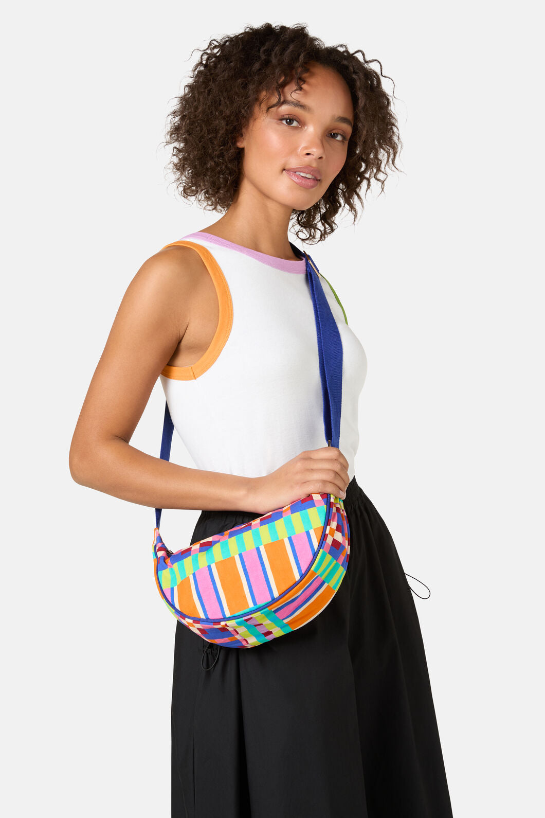 Gorman NZ - HolidayStripeSlingCrossbodyBag - print