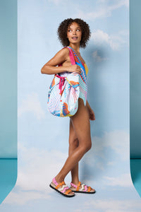 Gorman NZ - Past Lovers Soft Fold Tote - print
