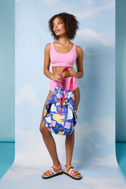 Gorman NZ - Past Lovers Soft Fold Tote - print