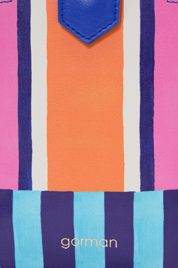 Gorman NZ - Holiday Multi Stripe Phone Bag - print