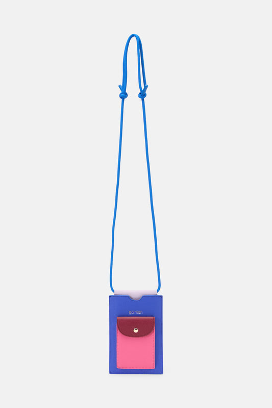 Gorman NZ - Blue Colour Block Phone Bag - blue