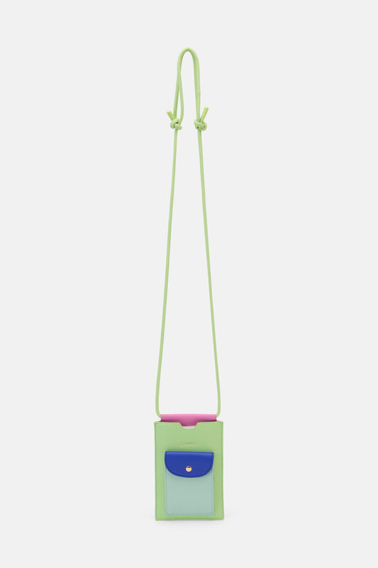 Gorman NZ - Green Colour Block Phone Bag - green