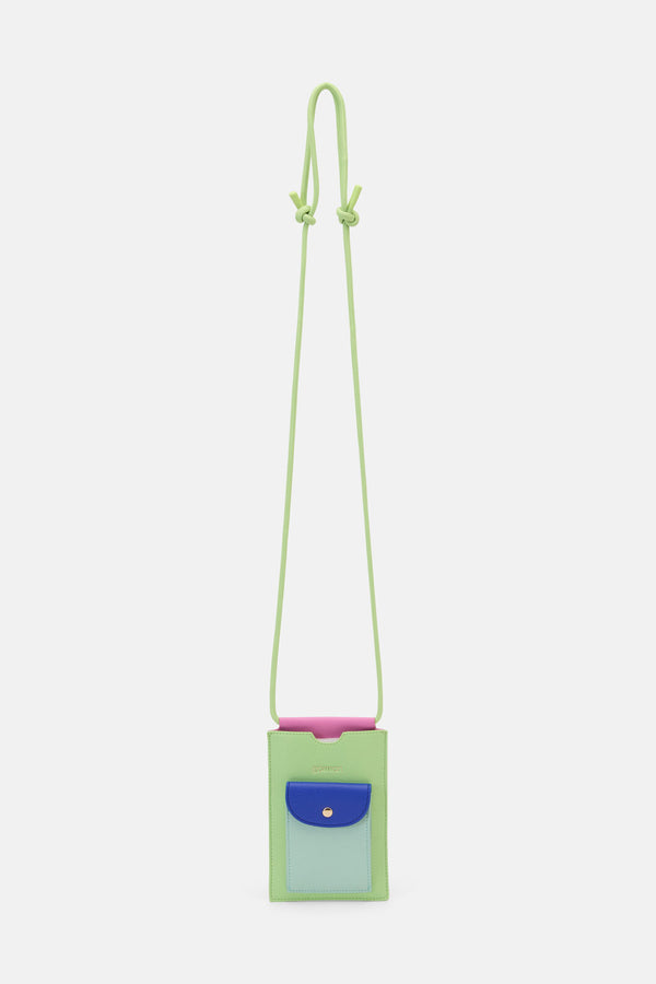 Gorman NZ - Green Colour Block Phone Bag - green