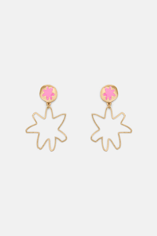Gorman NZ - Stamped Star Earring - multi