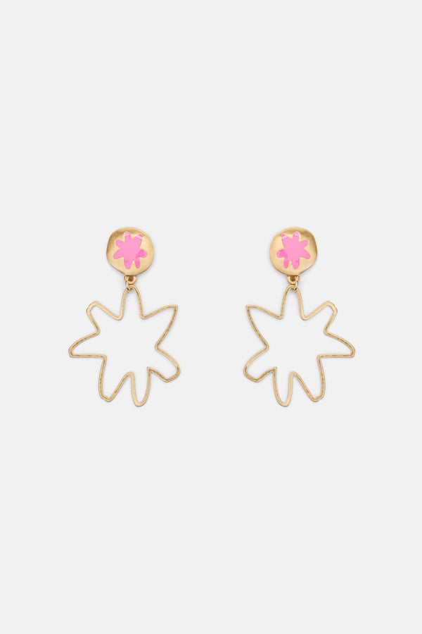Gorman NZ - Stamped Star Earring - multi