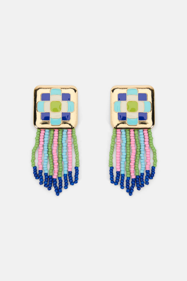 Gorman NZ - On Holiday Beaded Earring - multi
