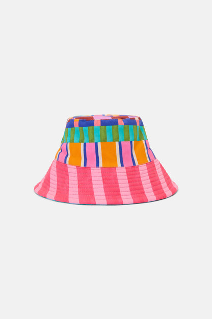 Gorman NZ - Holiday Stripe Bucket Hat - print