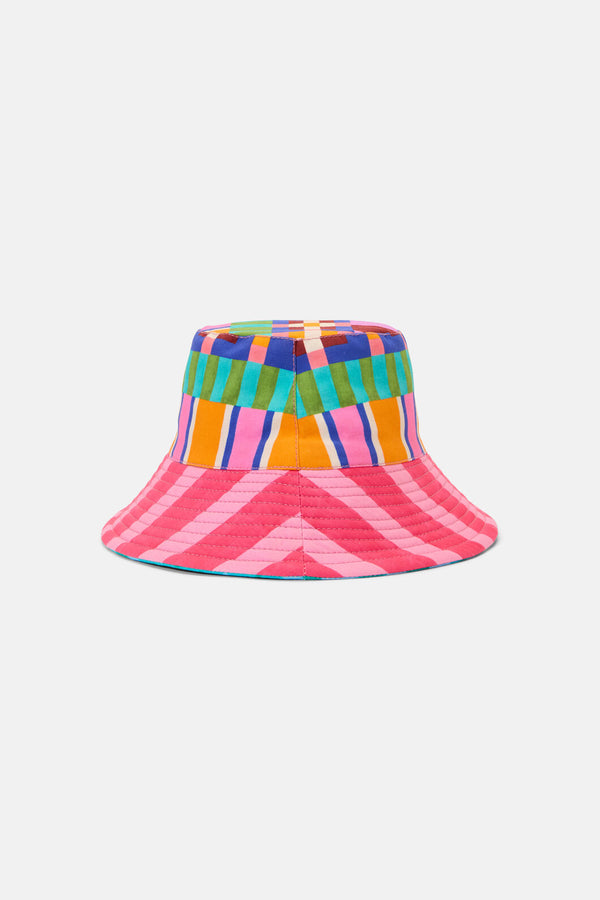 Gorman NZ - Holiday Stripe Bucket Hat - print