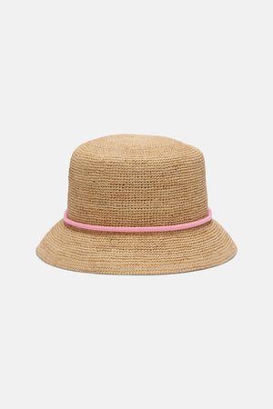 Gorman NZ - Clementine Raffia Bucket Hat - natural