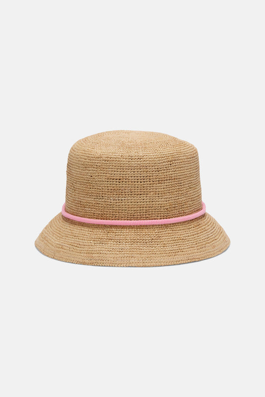 Gorman NZ - Clementine Raffia Bucket Hat - natural