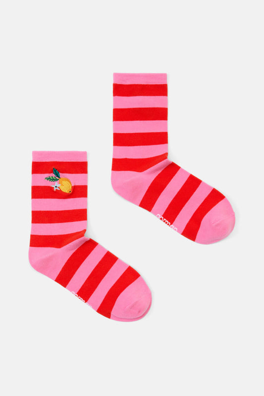 Gorman NZ - Lemonade Stripe Crew S Sock - multi