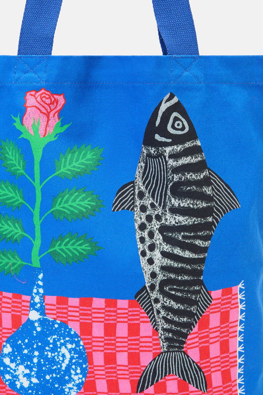 Gorman NZ - Gone Fishing Tote Bag - print