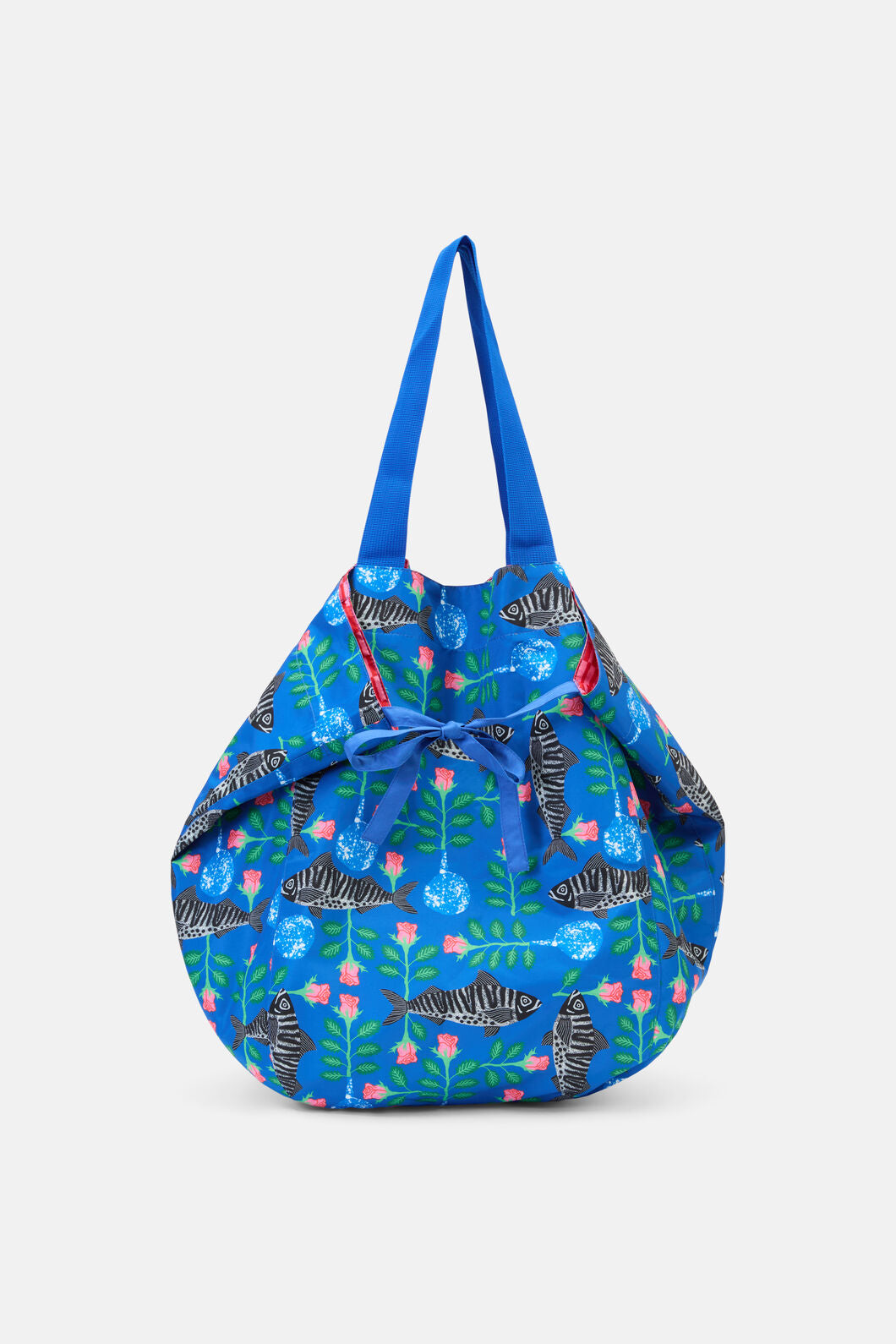 Gorman NZ - Gone Fishing Soft Fold Tote - print