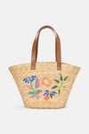 Gorman NZ - Stencil Garden Raffia Tote - multi
