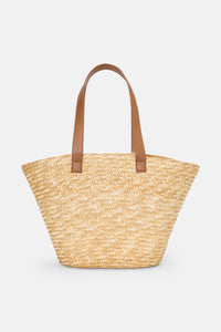 Gorman NZ - Stencil Garden Raffia Tote - multi