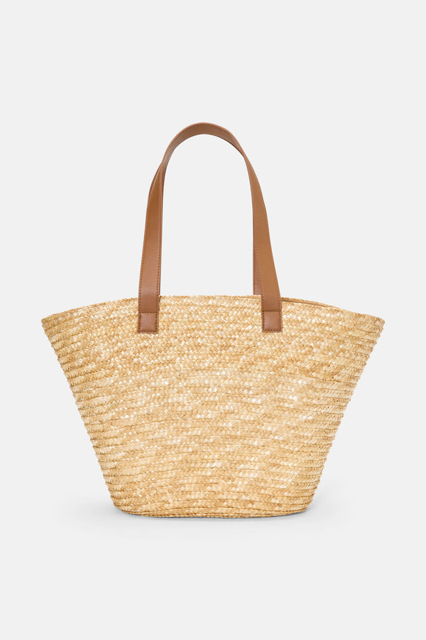 Gorman NZ - Stencil Garden Raffia Tote - multi