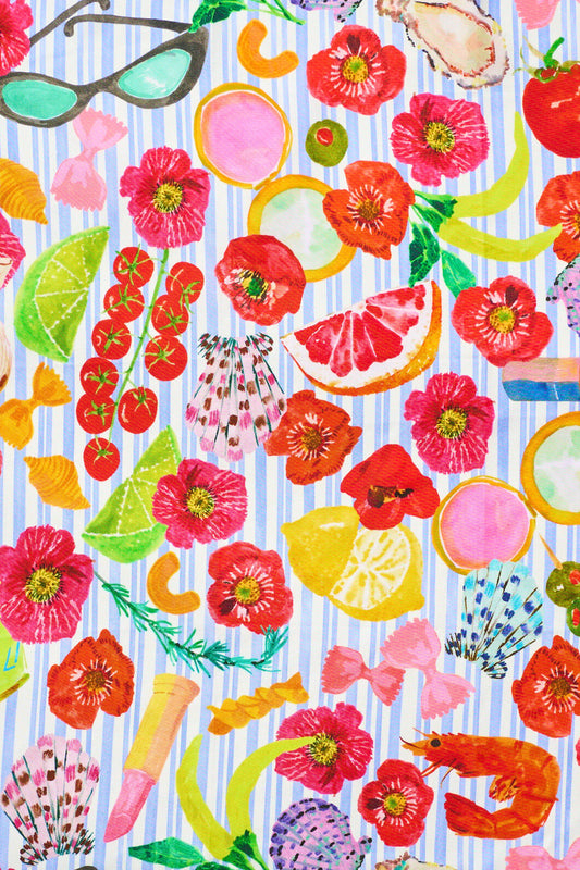 Gorman NZ - Antipasto Med Square Scarf - print
