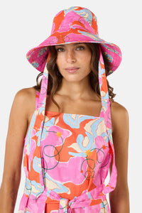 Gorman NZ - Fleur Rosa Sunhat - print