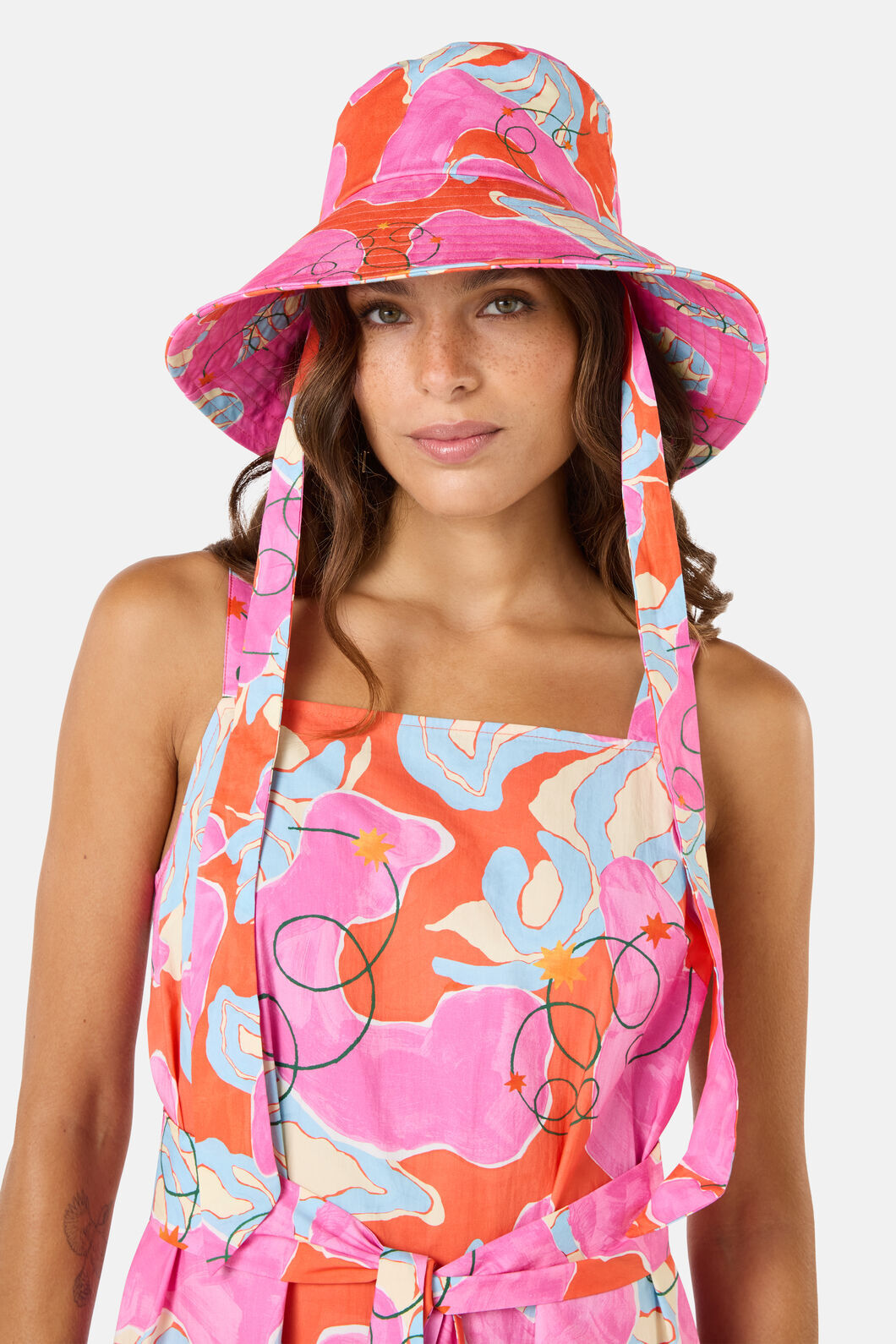 Gorman NZ - Fleur Rosa Sunhat - print