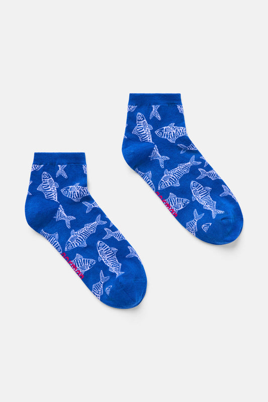 Gorman NZ - Gone Fishing Ankle Sock - print