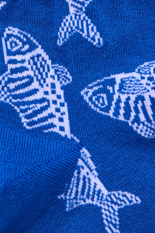 Gorman NZ - Gone Fishing Ankle Sock - print