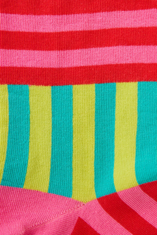 Gorman NZ - Stripe Lover Crew Sock S - print