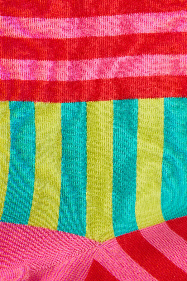 Gorman NZ - Stripe Lover Crew Sock S - print