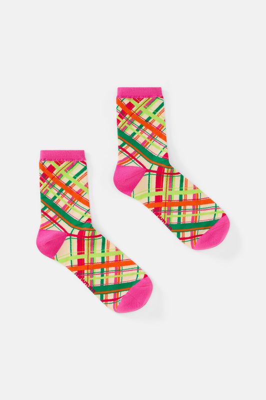 Gorman NZ - Geo Pop Crew Sock S - print