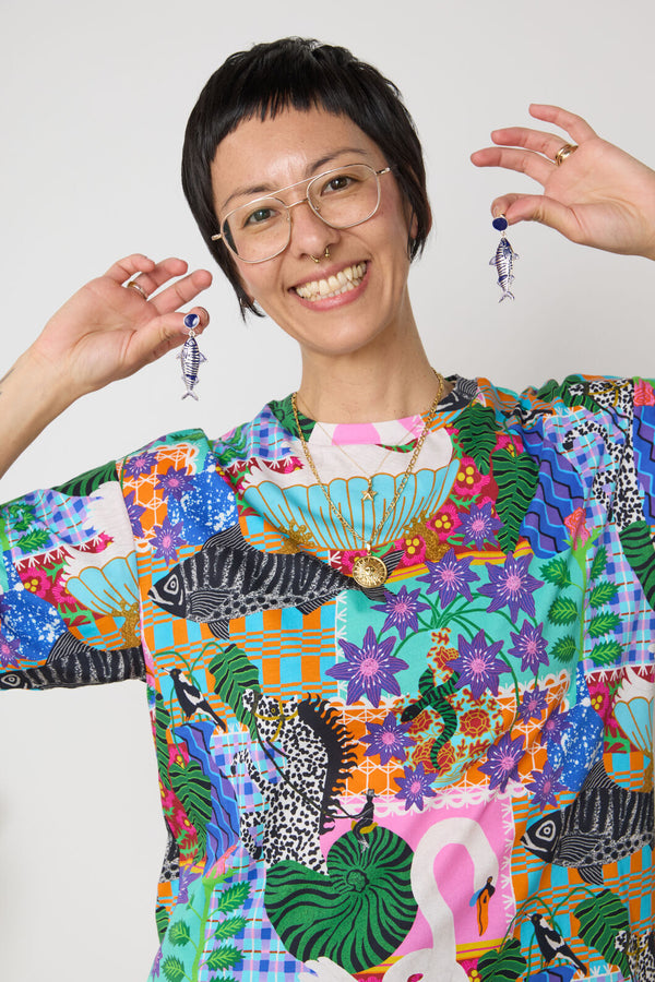 Gorman NZ - Gone Fishing Earrings - multi