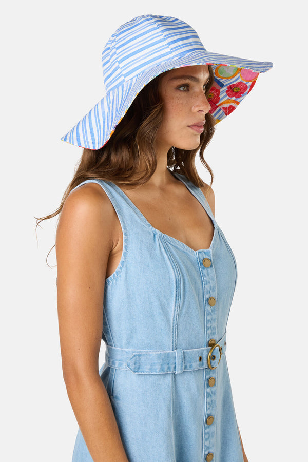 Gorman NZ - Antipasto Floppy Hat - print