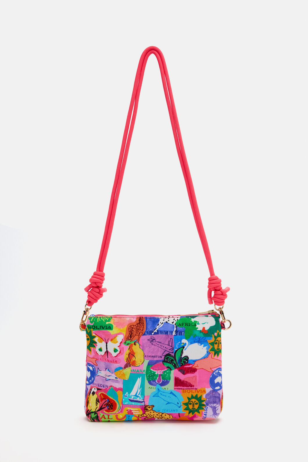 Gorman NZ - Pen Pals Crossbody Purse - print