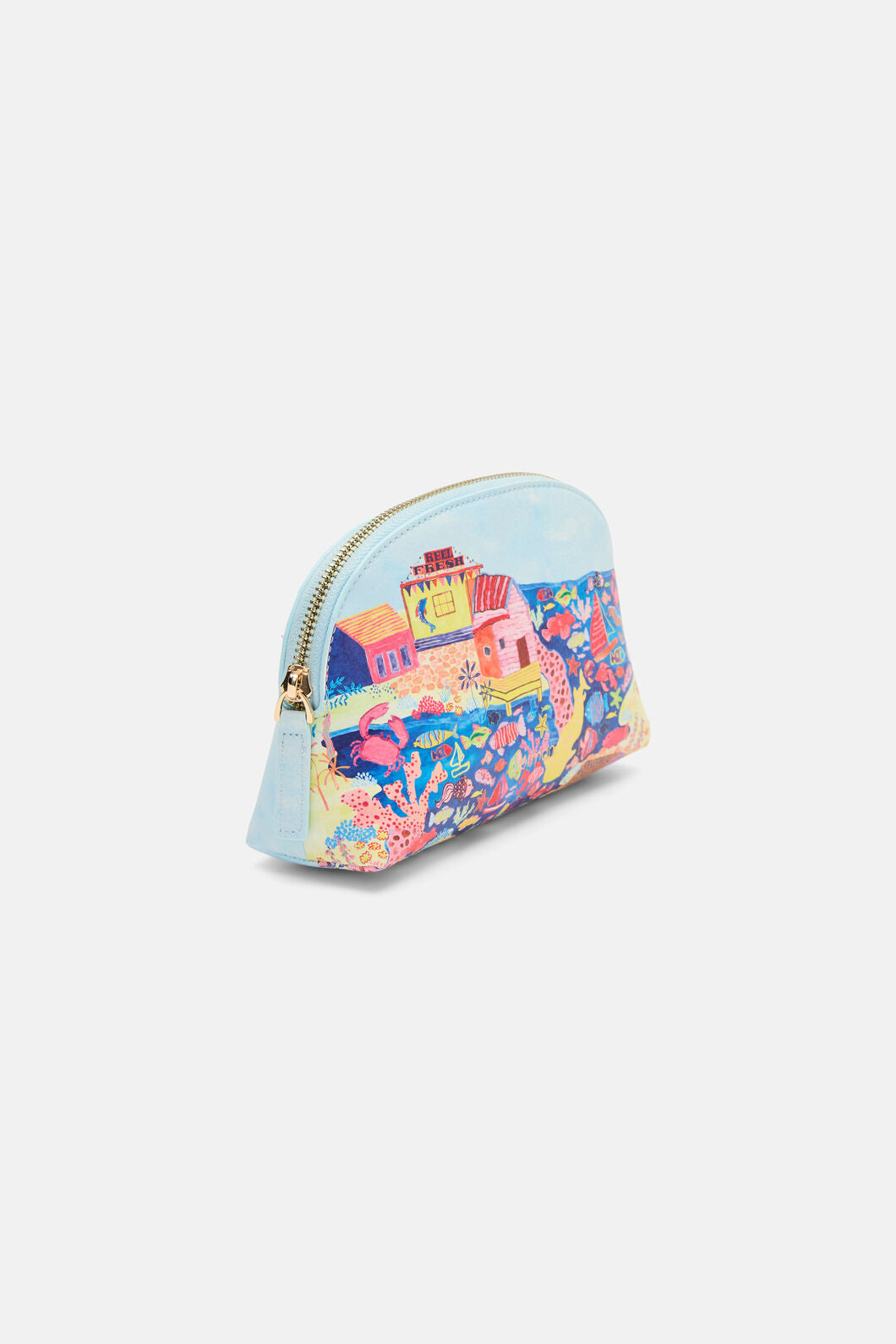 Gorman NZ - Fish Ahoy Cosmetic Purse - print