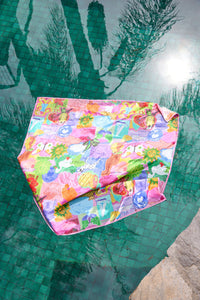 Gorman NZ - Pen Pals Square Scarf - print