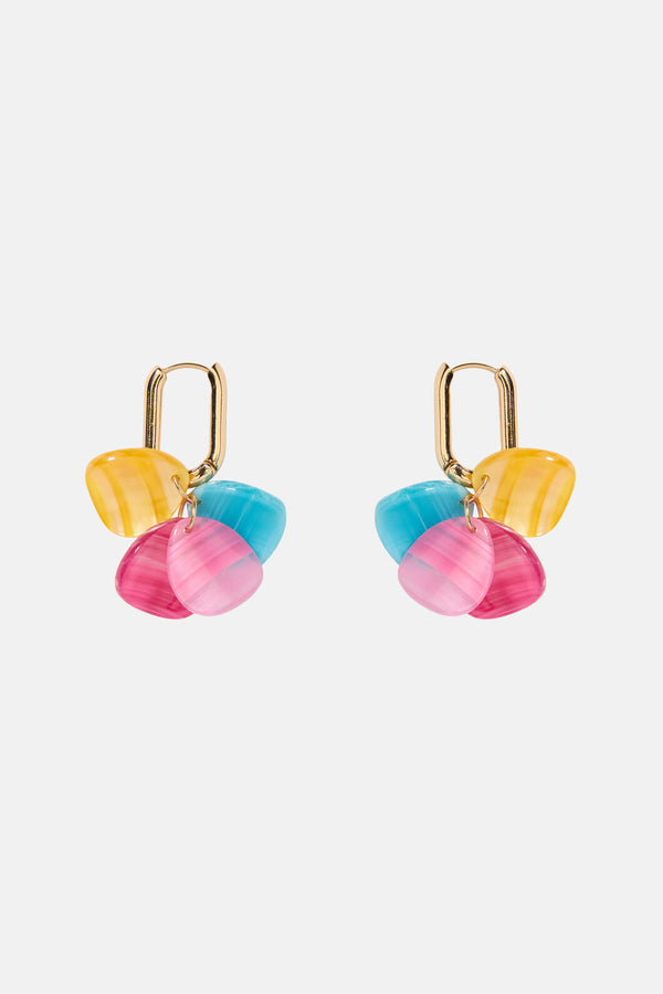 Gorman NZ - Silk Garden Earrings - multi