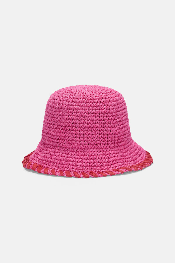 Gorman NZ - Two Tone Green Bucket Hat - pink