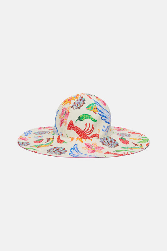 Gorman NZ - Mosaic Mile Floppy Hat - print
