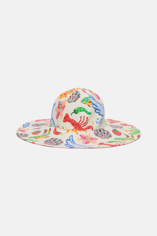 Gorman NZ - Mosaic Mile Floppy Hat - print