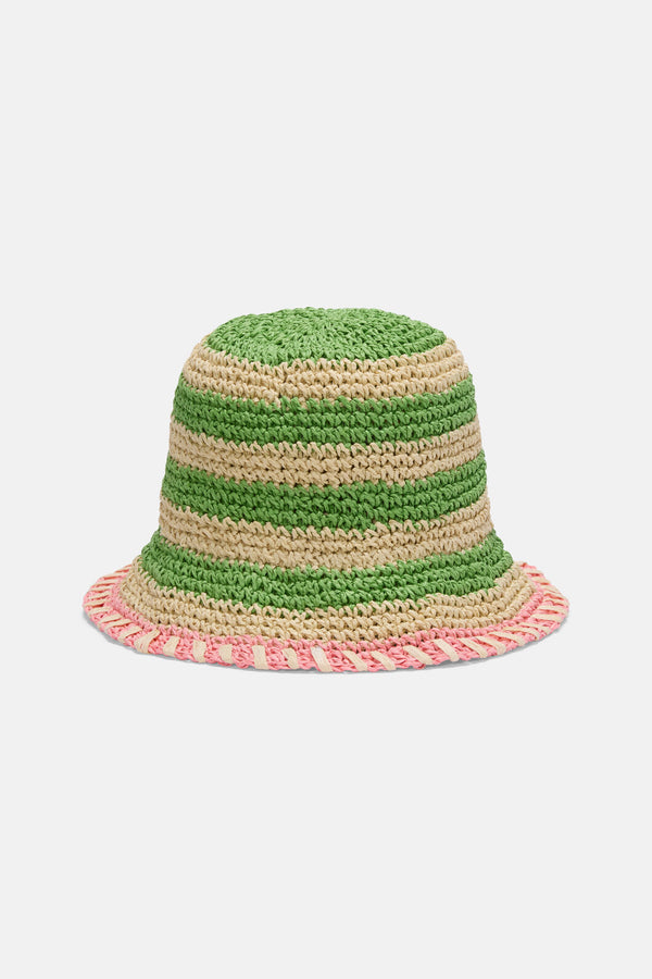 Gorman NZ - Two Tone Yellow Bucket Hat - green