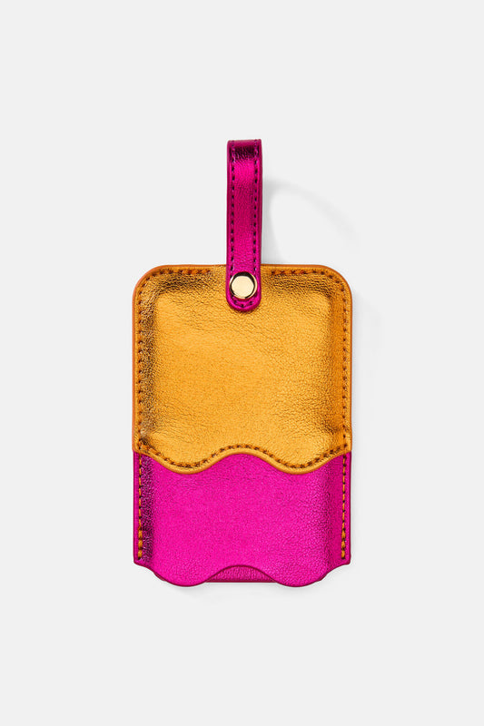 Gorman NZ - Wavy Luggage Tag - orange