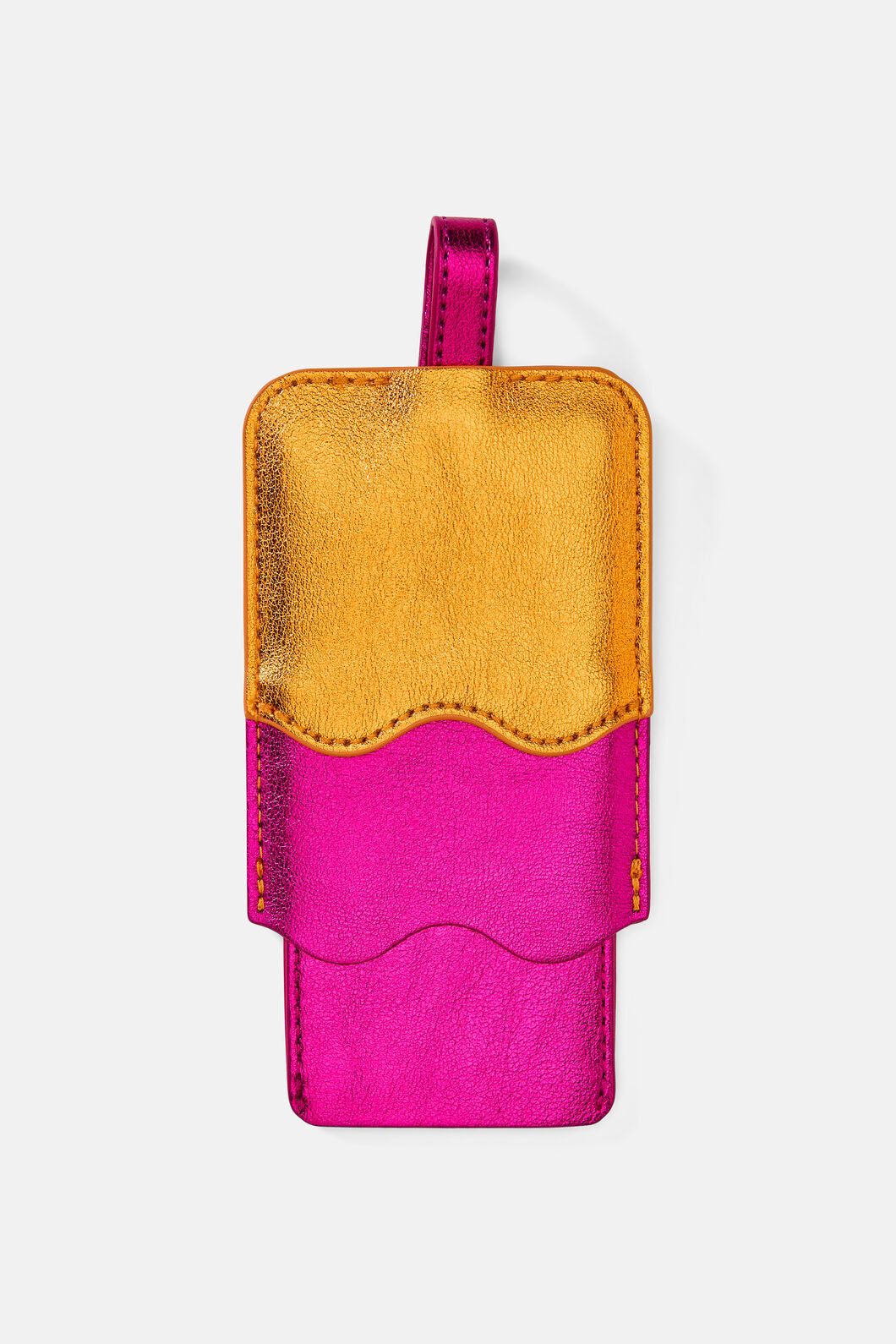 Gorman NZ - Wavy Luggage Tag - orange