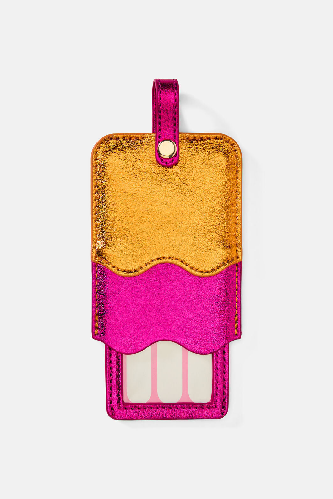 Gorman NZ - Wavy Luggage Tag - orange