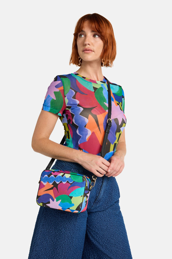 Gorman NZ - Tangled Tropical Crossbody Bag - print